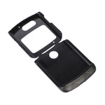 Custodia per telefono in PU scozzese intrecciata, For LG Wing 5G, For Motorola Moto Razr 5G