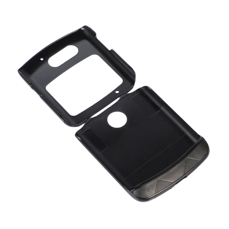 Custodia per telefono in PU scozzese intrecciata, For LG Wing 5G, For Motorola Moto Razr 5G