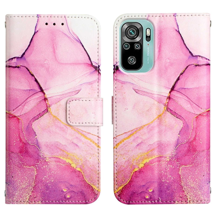 Cassa del telefono di cuoio di vibrazione del modello di marmo PT003, For Xiaomi Redmi Note 10 4G / Note 10s, For Xiaomi Redmi Note 10 Pro / Note 10 Pro Max, For Xiaomi Poco M2 / Redmi 9, For Xiaomi Redmi 9A / Redmi 9i India / Redmi 9AT