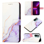 Cassa del telefono di cuoio di vibrazione del modello di marmo PT003, For Xiaomi Redmi Note 10 4G / Note 10s, For Xiaomi Redmi Note 10 Pro / Note 10 Pro Max, For Xiaomi Poco M2 / Redmi 9, For Xiaomi Redmi 9A / Redmi 9i India / Redmi 9AT