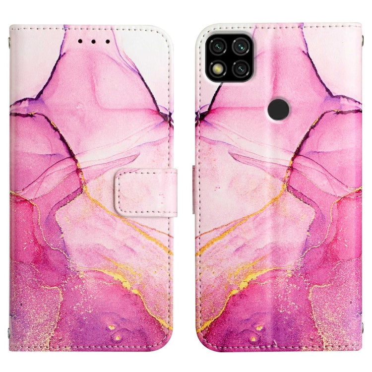 Cassa del telefono di cuoio di vibrazione del modello di marmo PT003, For Xiaomi Poco C3 / Redmi 9 India / Redmi 9C / Redmi 9C NFC, For Xiaomi Redmi Note 9 4G Foreign Version / 10X 4G, For Xiaomi Redmi Note 9S / Note 9 Pro / Note 9 Pro Max             ...