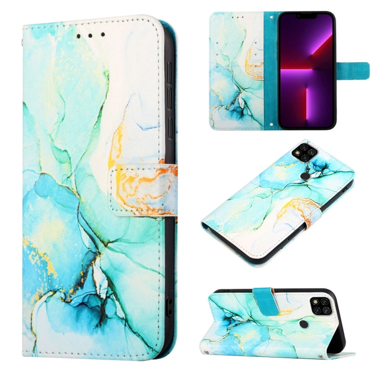 Cassa del telefono di cuoio di vibrazione del modello di marmo PT003, For Xiaomi Poco C3 / Redmi 9 India / Redmi 9C / Redmi 9C NFC, For Xiaomi Redmi Note 9 4G Foreign Version / 10X 4G, For Xiaomi Redmi Note 9S / Note 9 Pro / Note 9 Pro Max             ...