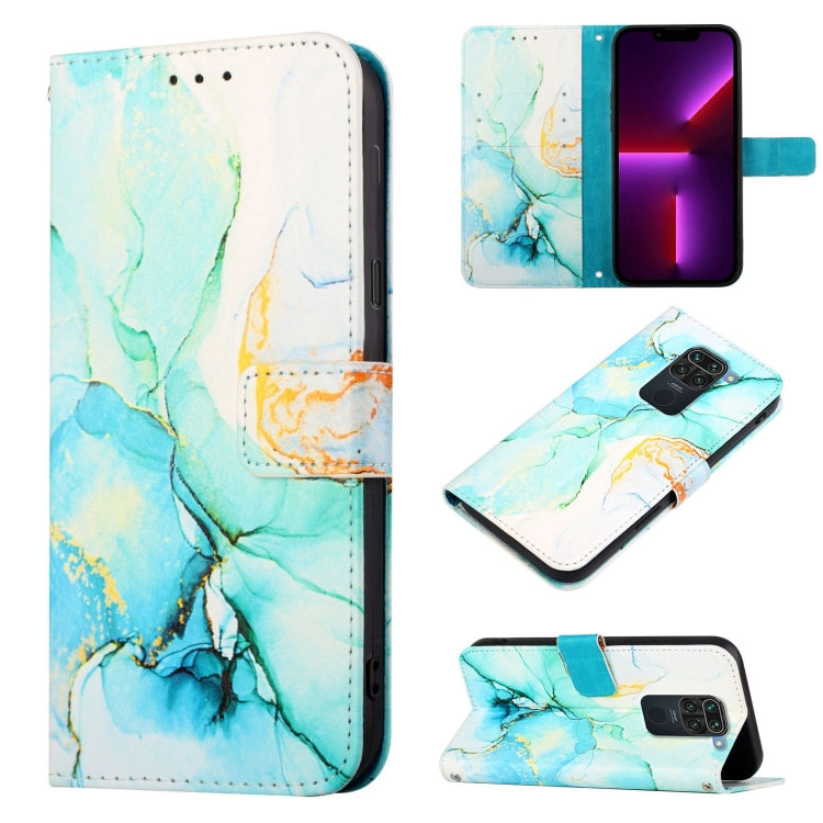 Cassa del telefono di cuoio di vibrazione del modello di marmo PT003, For Xiaomi Poco C3 / Redmi 9 India / Redmi 9C / Redmi 9C NFC, For Xiaomi Redmi Note 9 4G Foreign Version / 10X 4G, For Xiaomi Redmi Note 9S / Note 9 Pro / Note 9 Pro Max             ...