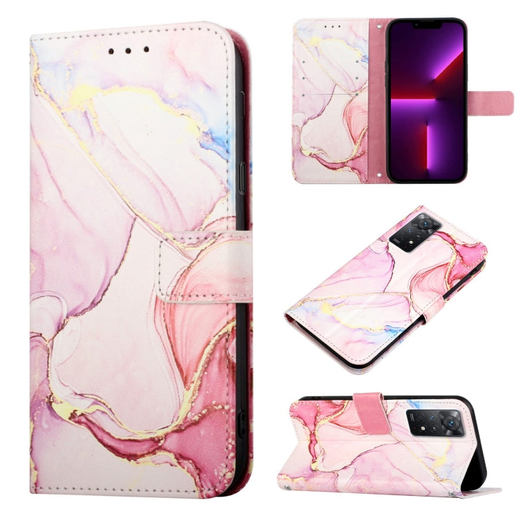 Cassa del telefono di cuoio di vibrazione del modello di marmo PT003, For Xiaomi Poco M3 Pro 5G / Redmi Note 10 5G / 10T 5G, For Xiaomi Redmi Note 11 Pro 5G / 4G, For Xiaomi Redmi Note 11 4G / Note 11S, For Xiaomi 12