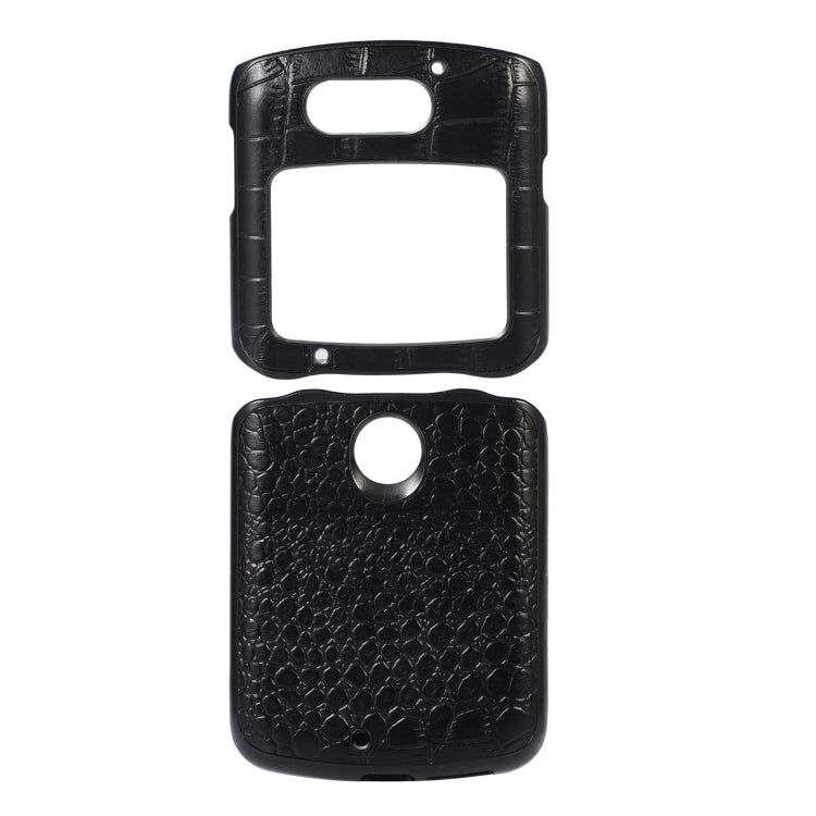 Custodia per telefono in pelle di vacchetta di coccodrillo, For LG Wing 5G, For Motorola Moto Razr 5G