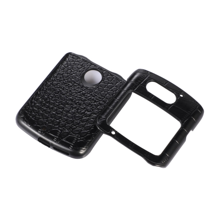 Custodia per telefono in pelle di vacchetta di coccodrillo, For LG Wing 5G, For Motorola Moto Razr 5G