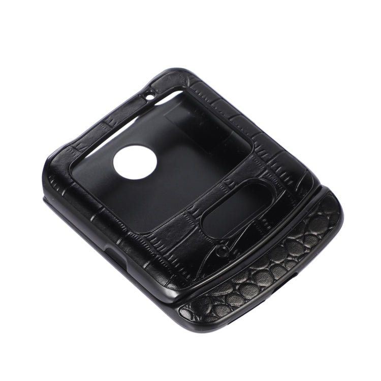Custodia per telefono in pelle di vacchetta di coccodrillo, For LG Wing 5G, For Motorola Moto Razr 5G