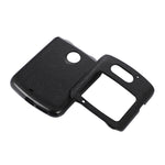 Custodia per telefono in PU con struttura in legno, For Motorola Moto Razr 5G