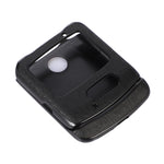Custodia per telefono in PU con struttura in legno, For Motorola Moto Razr 5G