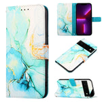 Cassa del telefono di cuoio di vibrazione del modello di marmo PT003, For Google Pixel 6a, For Google Pixel 6 Pro, For Google Pixel 6, For ZTE Blade A71