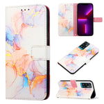 Cassa del telefono di cuoio di vibrazione del modello di marmo PT003, For Google Pixel 6a, For Google Pixel 6 Pro, For Google Pixel 6, For ZTE Blade A71