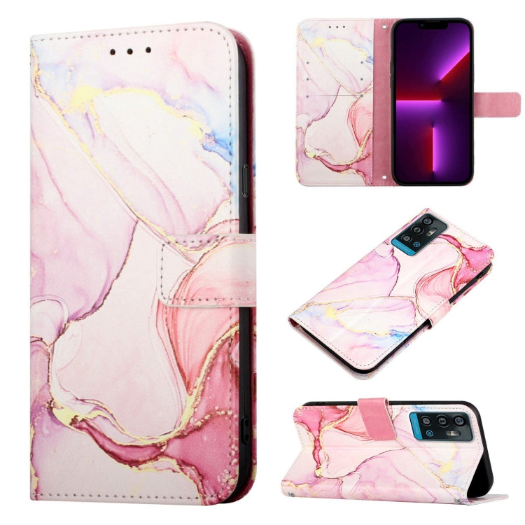 Cassa del telefono di cuoio di vibrazione del modello di marmo PT003, For Google Pixel 6a, For Google Pixel 6 Pro, For Google Pixel 6, For ZTE Blade A71