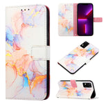 Cassa del telefono di cuoio di vibrazione del modello di marmo PT003, For ZTE Blade A51, For ZTE Blade A31, For alcatel 1S (2021) / 3L (2021)
