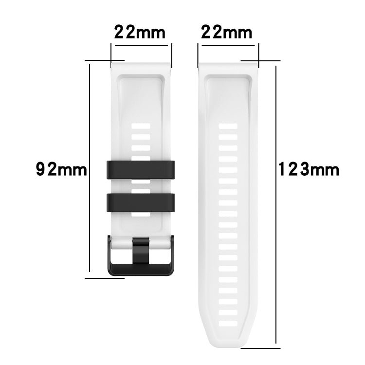 Cinturino in silicone bicolore, 22mm, 26mm