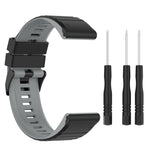 Cinturino in silicone bicolore, 22mm, 26mm
