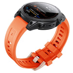 Cinturino con fibbia in silicone oro rosa, For Garmin Fenix 7S