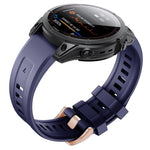 Cinturino con fibbia in silicone oro rosa, For Garmin Fenix 7S
