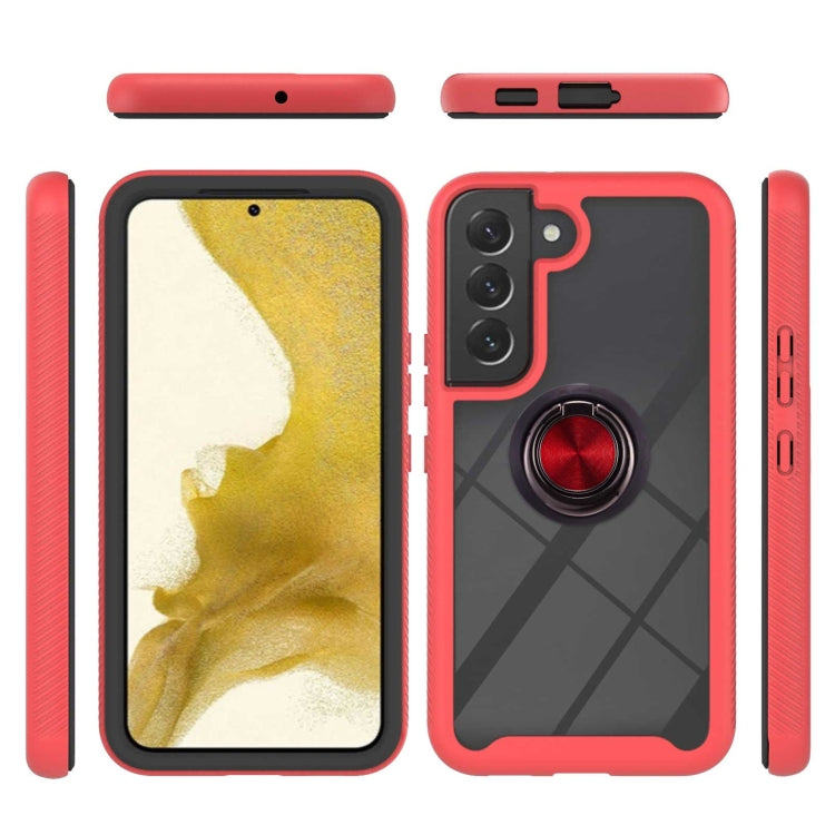 Custodia antiurto per PC + TPU con supporto per anello, For Samsung Galaxy S22, For Samsung Galaxy S22+, For Samsung Galaxy S22 Ultra, For Samsung Galaxy A33 5G, For Samsung Galaxy A53 5G, For Motorola Moto G Power (2022) / G Pure