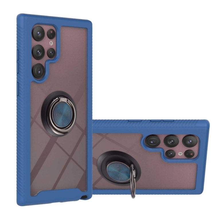 Custodia antiurto per PC + TPU con supporto per anello, For Samsung Galaxy S22, For Samsung Galaxy S22+, For Samsung Galaxy S22 Ultra, For Samsung Galaxy A33 5G, For Samsung Galaxy A53 5G, For Motorola Moto G Power (2022) / G Pure