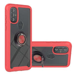 Custodia antiurto per PC + TPU con supporto per anello, For Samsung Galaxy S22, For Samsung Galaxy S22+, For Samsung Galaxy S22 Ultra, For Samsung Galaxy A33 5G, For Samsung Galaxy A53 5G, For Motorola Moto G Power (2022) / G Pure