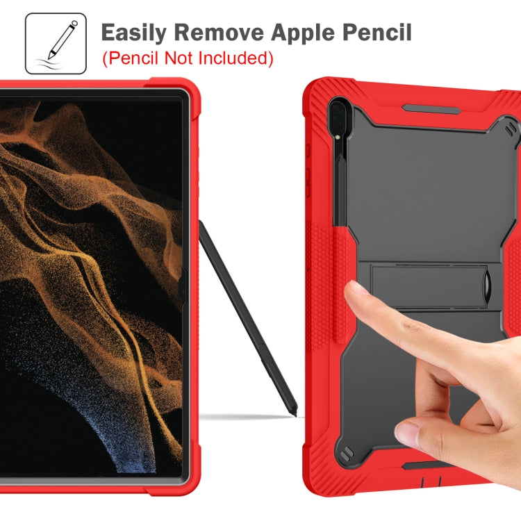 Custodia protettiva antiurto per tablet in silicone + PC, For Samsung Galaxy Tab S9  Ultra / S8 Ultra