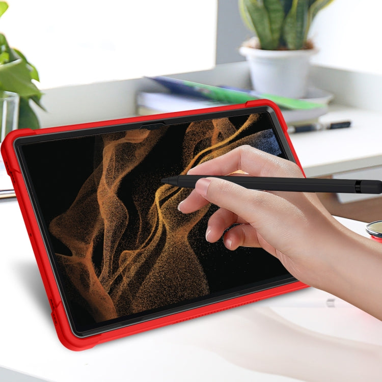 Custodia protettiva antiurto per tablet in silicone + PC, For Samsung Galaxy Tab S9  Ultra / S8 Ultra