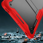 Custodia protettiva antiurto per tablet in silicone + PC, For Samsung Galaxy Tab S9  Ultra / S8 Ultra