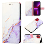 Cassa del telefono di cuoio di vibrazione del modello di marmo PT003, For Samsung Galaxy A03 164mm, For Samsung Galaxy A03 166mm, For Samsung Galaxy A03s 164mm, For Samsung Galaxy A03s 166mm US Version