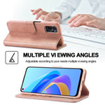 LC.IMEEKE Custodia per cellulare in pelle di vitello, For OPPO Realme 9i / A36 / A76