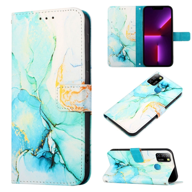 Cassa del telefono di cuoio di vibrazione del modello di marmo PT003, For Infinix Hot 10 Lite / Smart 5 X657, For Infinix Hot 10 Play, For Infinix Hot 10 X682, For Infinix Hot 10i