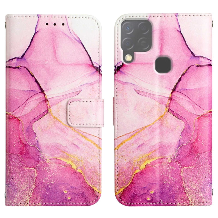 Cassa del telefono di cuoio di vibrazione del modello di marmo PT003, For Infinix Hot 10S, For Infinix Hot 11, For Infinix Hot 11S, For Infinix Note 8
