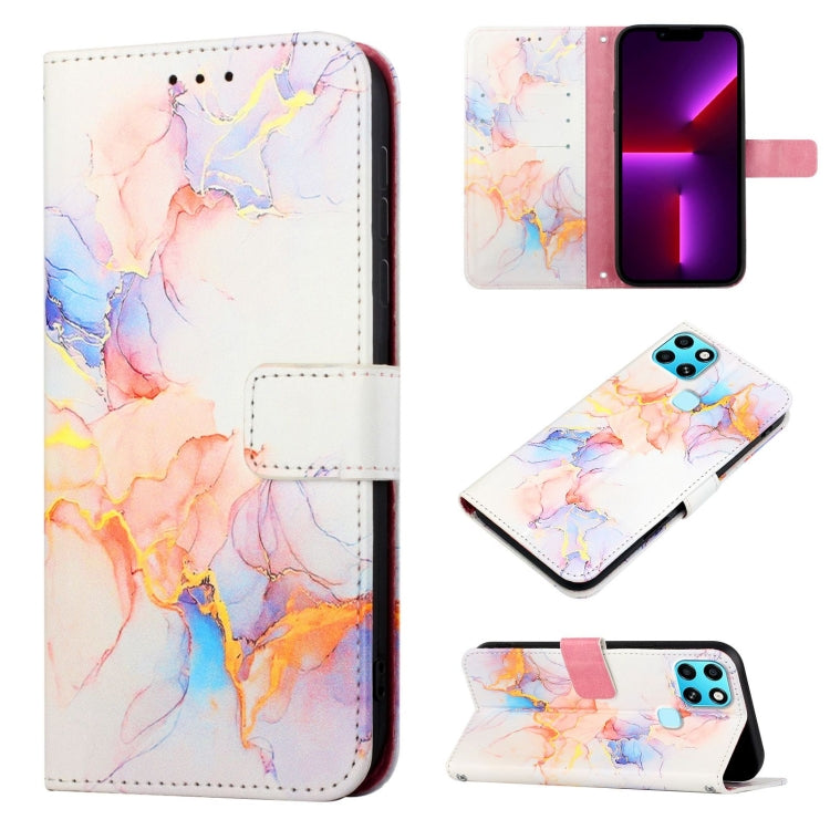Cassa del telefono di cuoio di vibrazione del modello di marmo PT003, For Infinix Note 10, For Infinix Note 10 Pro / Note 10 Pro NFC, For Infinix Note 11 Pro, For Infinix Smart 6
