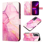 Cassa del telefono di cuoio di vibrazione del modello di marmo PT003, For Infinix Zero X / Zero X Pro