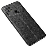 Custodia per telefono antiurto in TPU con texture Litchi, For Xiaomi Redmi 10C