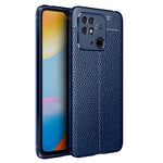 Custodia per telefono antiurto in TPU con texture Litchi, For Xiaomi Redmi 10C
