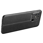 Custodia per telefono antiurto in TPU con texture Litchi, For Xiaomi Redmi 10C