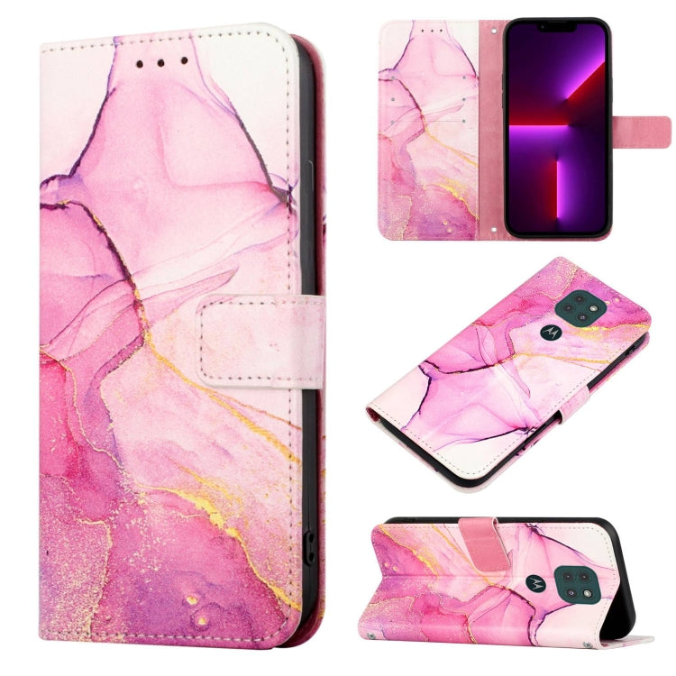 Cassa del telefono di cuoio di vibrazione del modello di marmo PT003, For Motorola Moto E20, For Motorola Moto E30 / E40, For Motorola Moto Edge X30, For Motorola Moto G9 / G9 Play / E7 Plus