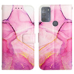 Cassa del telefono di cuoio di vibrazione del modello di marmo PT003, For Motorola G50, For Motorola Moto E7, For Motorola Moto E7 Power, For Motorola Moto G Power 2022
