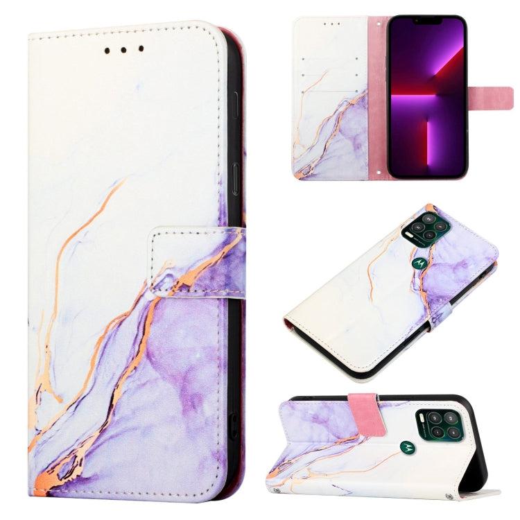 Cassa del telefono di cuoio di vibrazione del modello di marmo PT003, For Motorola One 5G Ace, For Motorola Moto G Stylus 5G