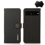 Custodia per telefono RFID KHAZNEH Custer in vera pelle, For Google Pixel 7 Pro 5G, For Google Pixel 7 5G