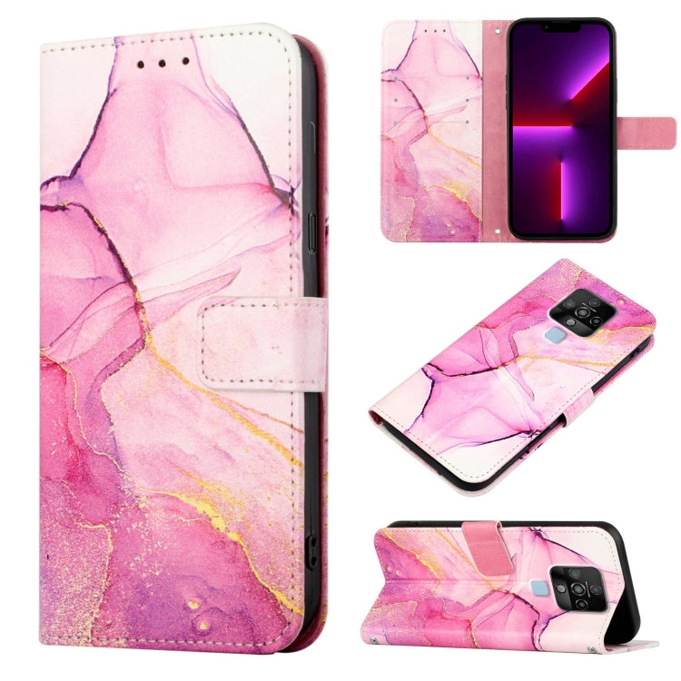Cassa del telefono di cuoio di vibrazione del modello di marmo PT003, For Tecno Camon 16 Pro / 16, For Tecno Camon 17, For Tecno Camon 17 Pro, For Tecno Camon 18
