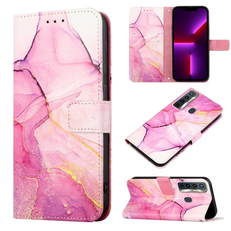 Cassa del telefono di cuoio di vibrazione del modello di marmo PT003, For Tecno Camon 16 Pro / 16, For Tecno Camon 17, For Tecno Camon 17 Pro, For Tecno Camon 18