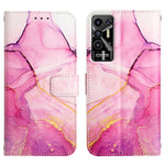 Cassa del telefono di cuoio di vibrazione del modello di marmo PT003, For Tecno Pova 2, For Tecno Spark 5 Air / Spark 6 Air, For Tecno Spark 6, For Tecno Spark 6 Go