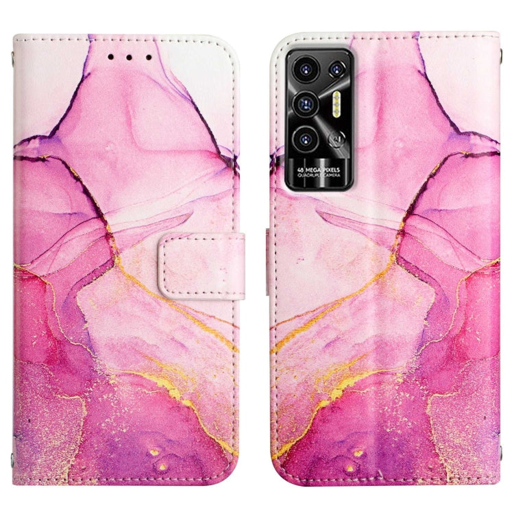 Cassa del telefono di cuoio di vibrazione del modello di marmo PT003, For Tecno Pova 2, For Tecno Spark 5 Air / Spark 6 Air, For Tecno Spark 6, For Tecno Spark 6 Go