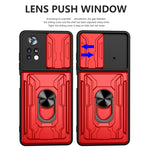 Custodia per telefono scorrevole Camshield TPU + PC con slot per schede, For Xiaomi Poco X4 Pro 5G