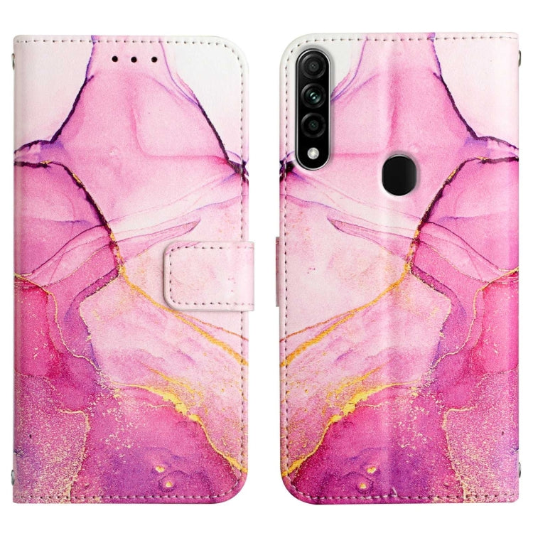 Cassa del telefono di cuoio di vibrazione del modello di marmo PT003, For OPPO A8 / A31, For OPPO A53 / A32 / A53s / A33 2020, For OPPO A54 5G / A74 5G / A93 5G, For OPPO A55 5G / A53s 5G / A16