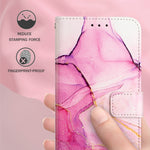Cassa del telefono di cuoio di vibrazione del modello di marmo PT003, For OPPO A93 / F17 Pro / Reno4 F / Reno4 Lite, For OPPO A55s 5G, For OPPO A94 / F19 Pro / Reno5 F / Reno5 Lite, For OPPO A94 5G / A95 5G / F19 Pro+ 5G / Reno5 Z