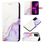 Cassa del telefono di cuoio di vibrazione del modello di marmo PT003, For OPPO A93 / F17 Pro / Reno4 F / Reno4 Lite, For OPPO A55s 5G, For OPPO A94 / F19 Pro / Reno5 F / Reno5 Lite, For OPPO A94 5G / A95 5G / F19 Pro+ 5G / Reno5 Z