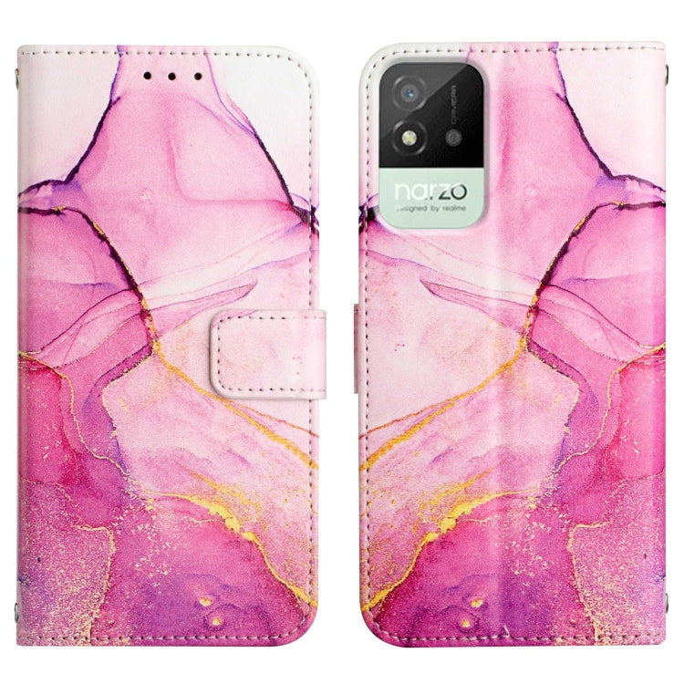 Cassa del telefono di cuoio di vibrazione del modello di marmo PT003, For Realme Narzo 50i, For Realme 8 5G / V13 5G / Narzo 30 5G, For OPPO Reno6 Pro+ 5G, For OPPO Reno6 5G