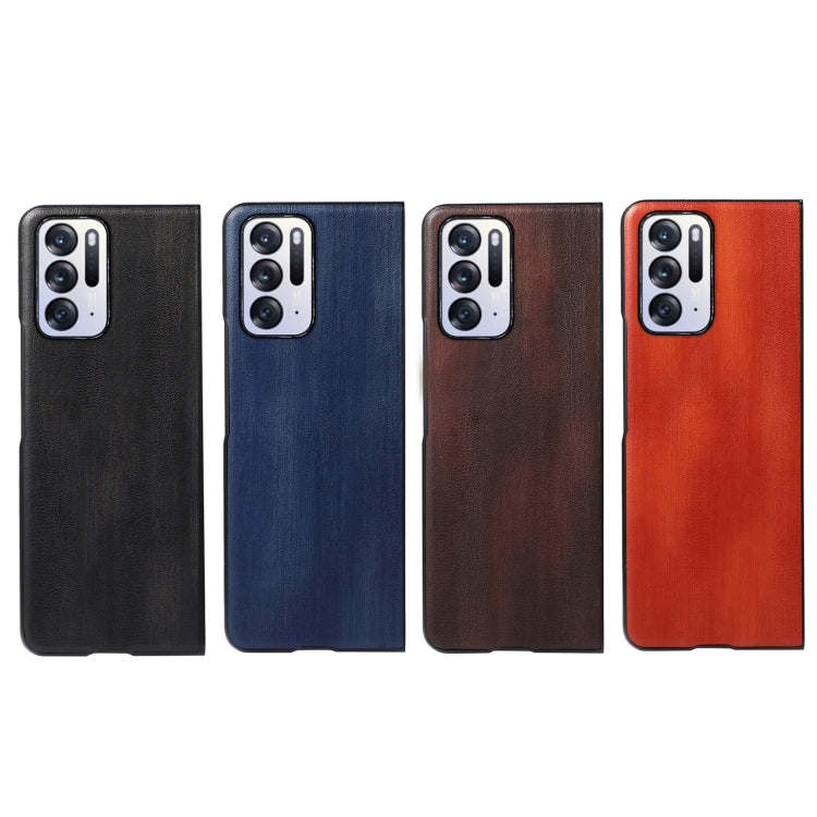Cassa del telefono dell'unità di elaborazione di struttura della mucca gialla, For OPPO Find N